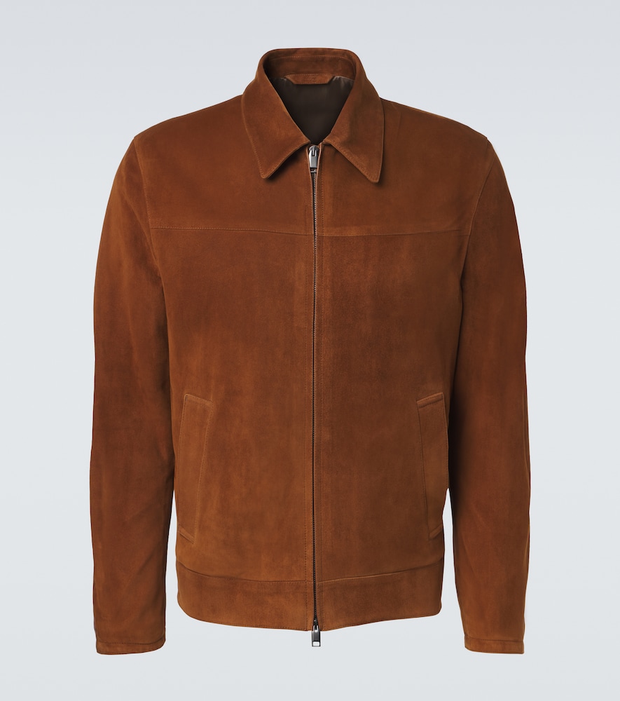 Brioni Suede Blouson Jacket