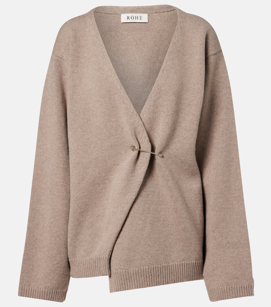 Rohe Róhe Wool and cashmere wrap cardigan | Thumbnail 7