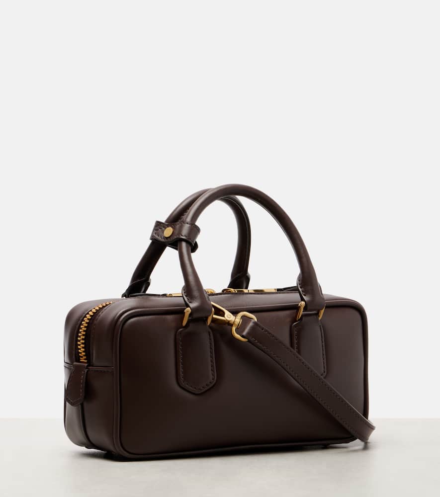 Miu Miu Tote Bag Arcadie Aus Leder In Brown