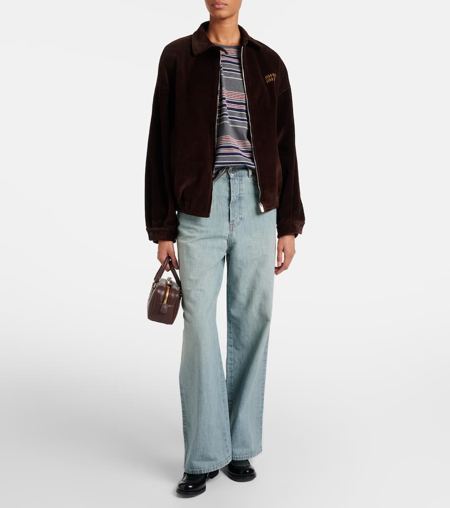 Miu Miu Tote Bag Arcadie Aus Leder In Brown