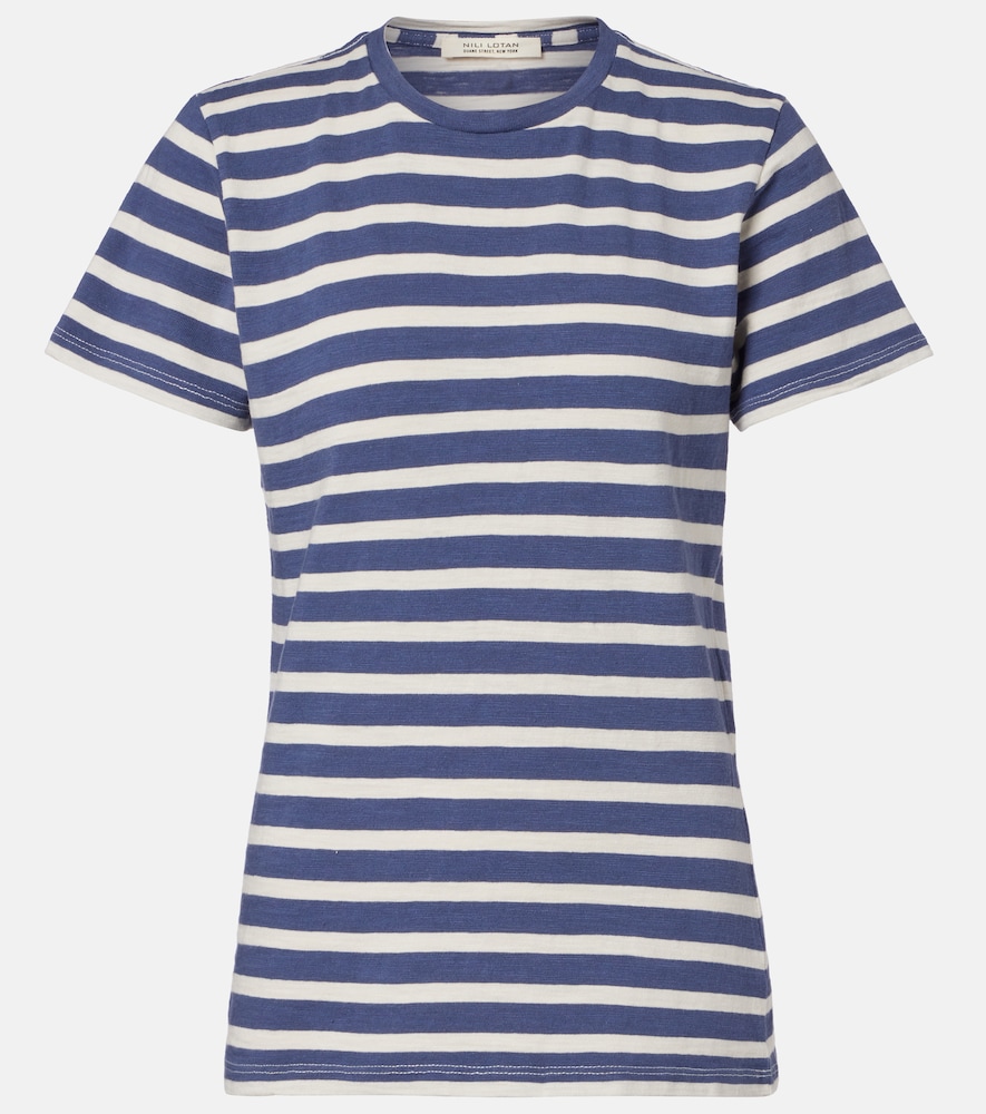 Nili Lotan Lana striped cotton jersey T-shirt