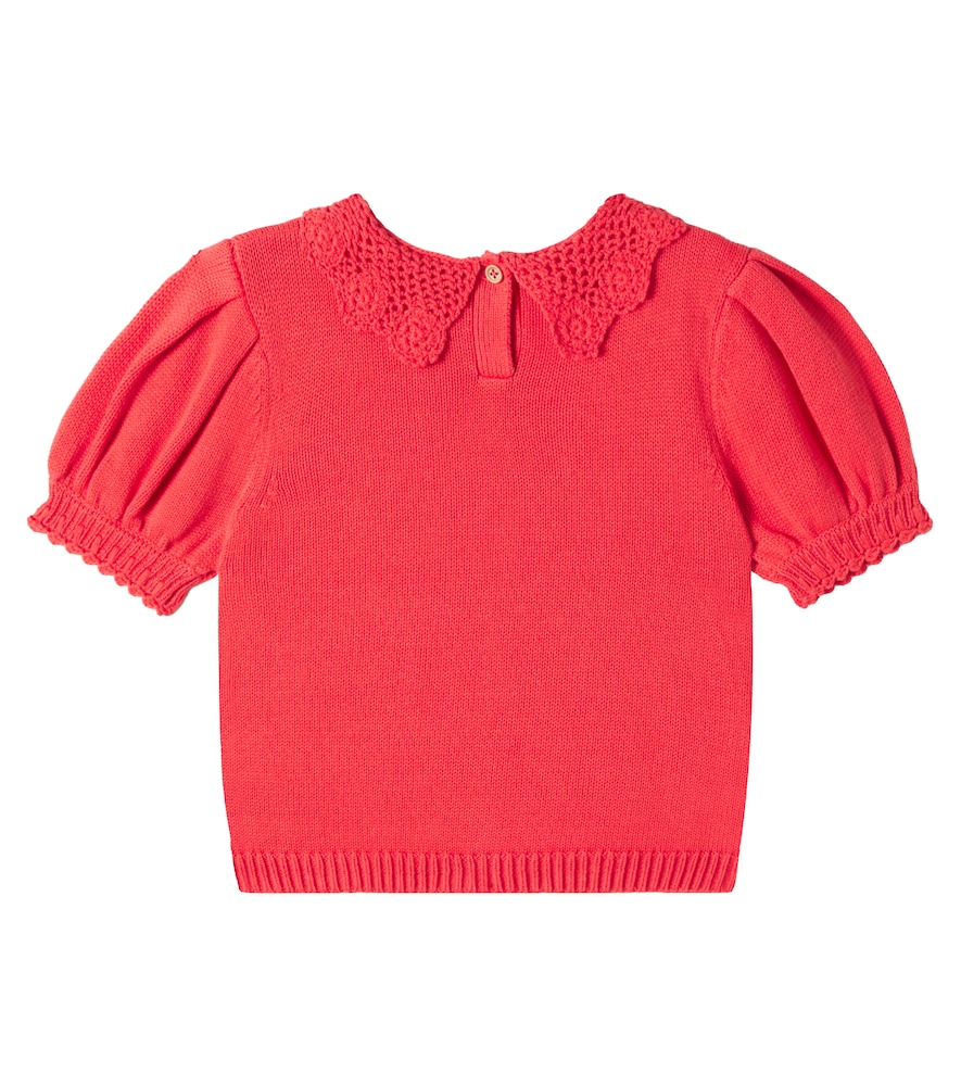  Bonton Bonton Top Niko Aus Baumwolle Mit Häkelstrick 