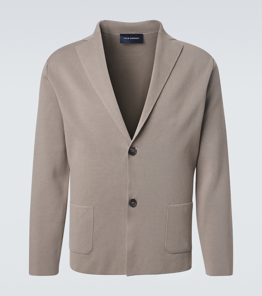 Thom Sweeney Cotton Crêpe Blazer