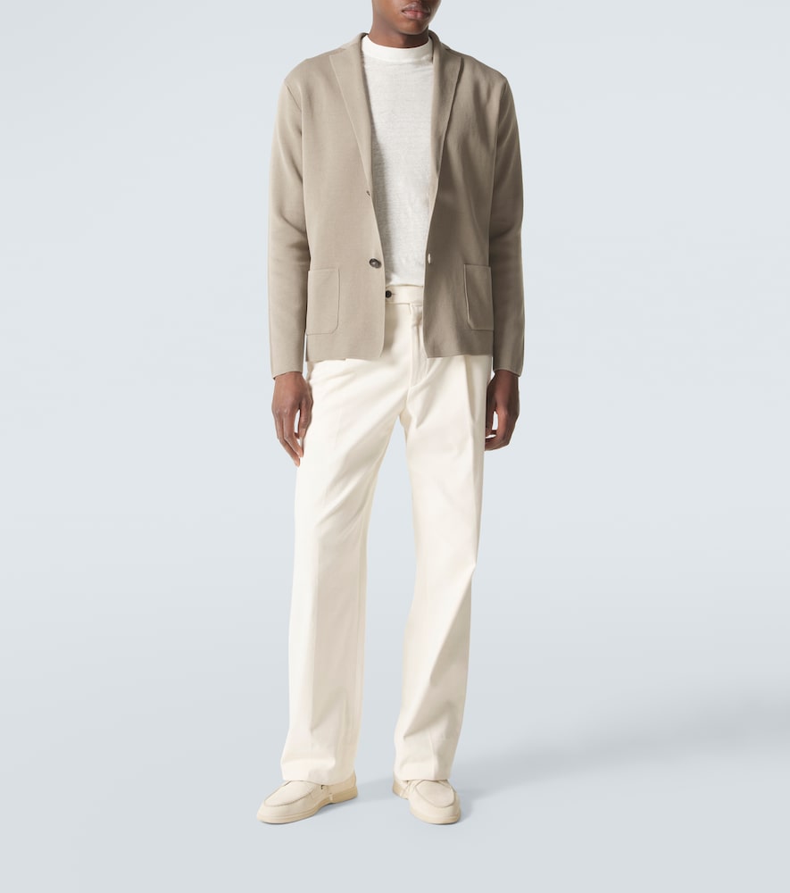 Cotton Crêpe Blazer