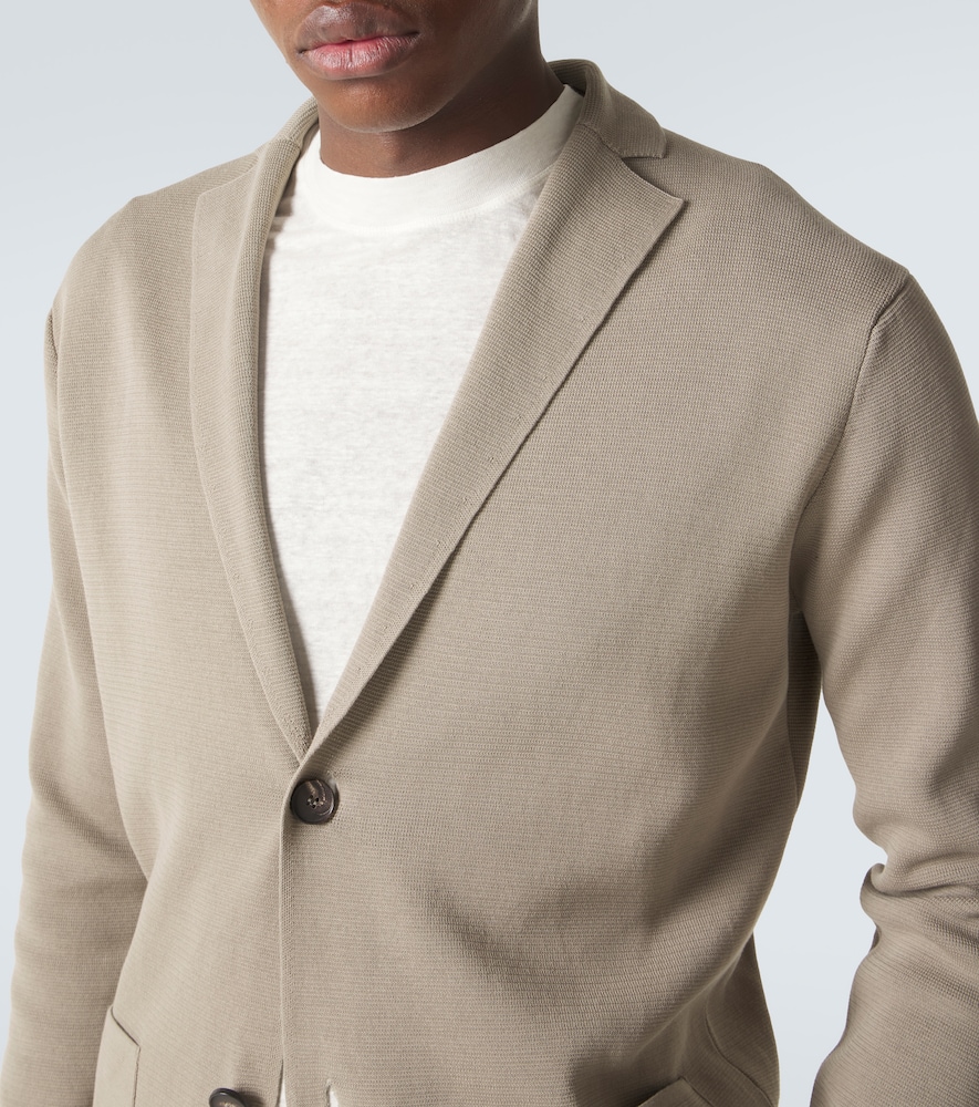 Cotton Crêpe Blazer