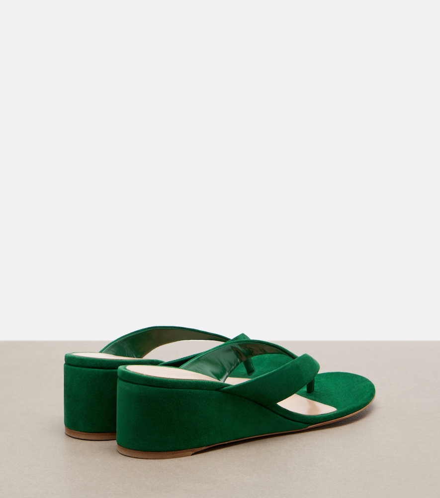 Suede Wedge