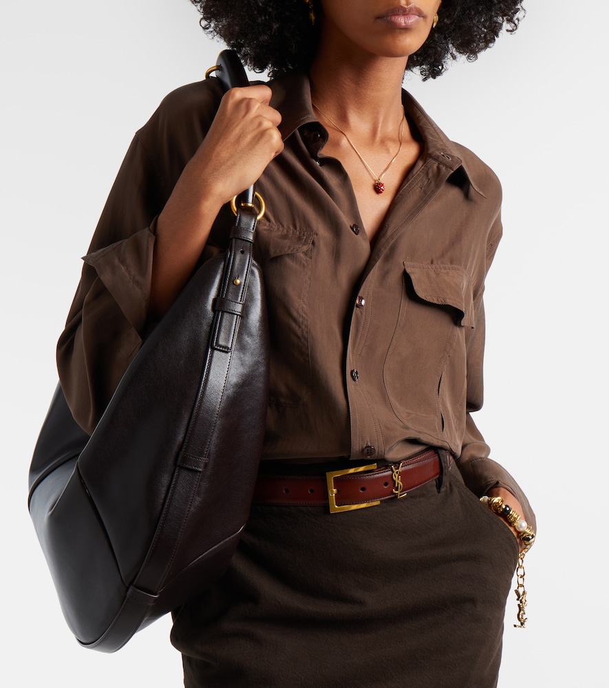 Saint Laurent Mombasa Large leather shoulder bag