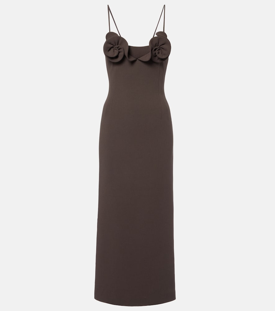 Midikleid aus einem Wollgemisch