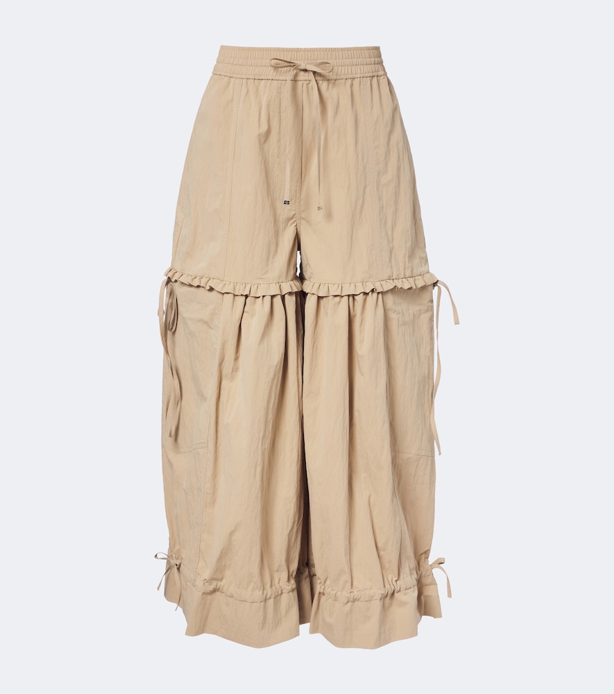 Pantaloni a gamba larga in misto cotone