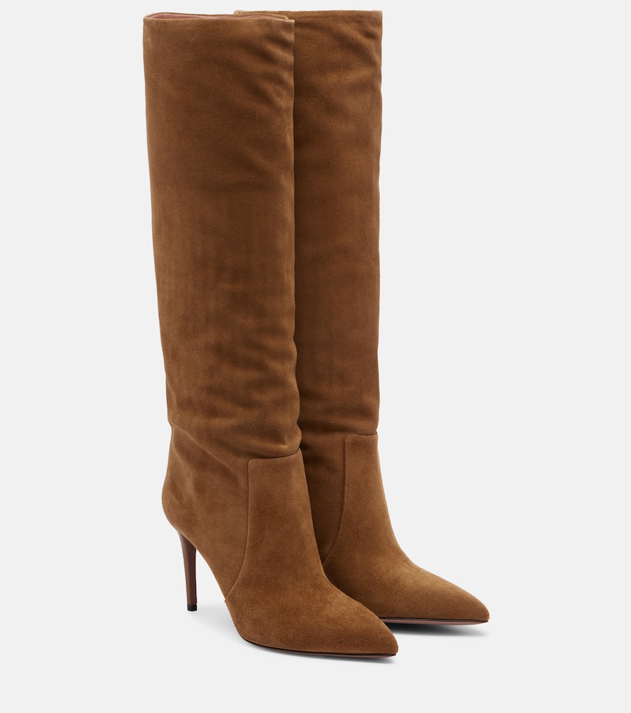 Paris Texas Stiletto suede knee-high boots | Thumbnail 7
