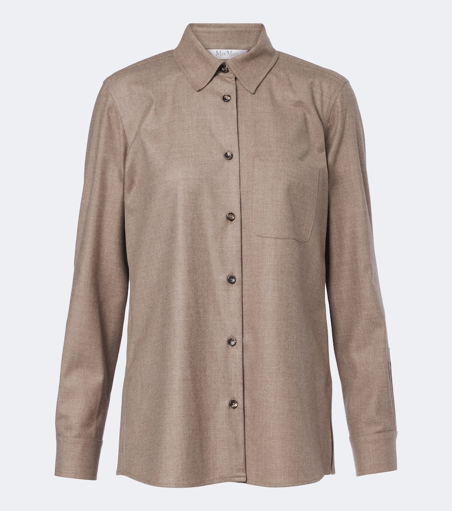 Camicia in misto cashmere