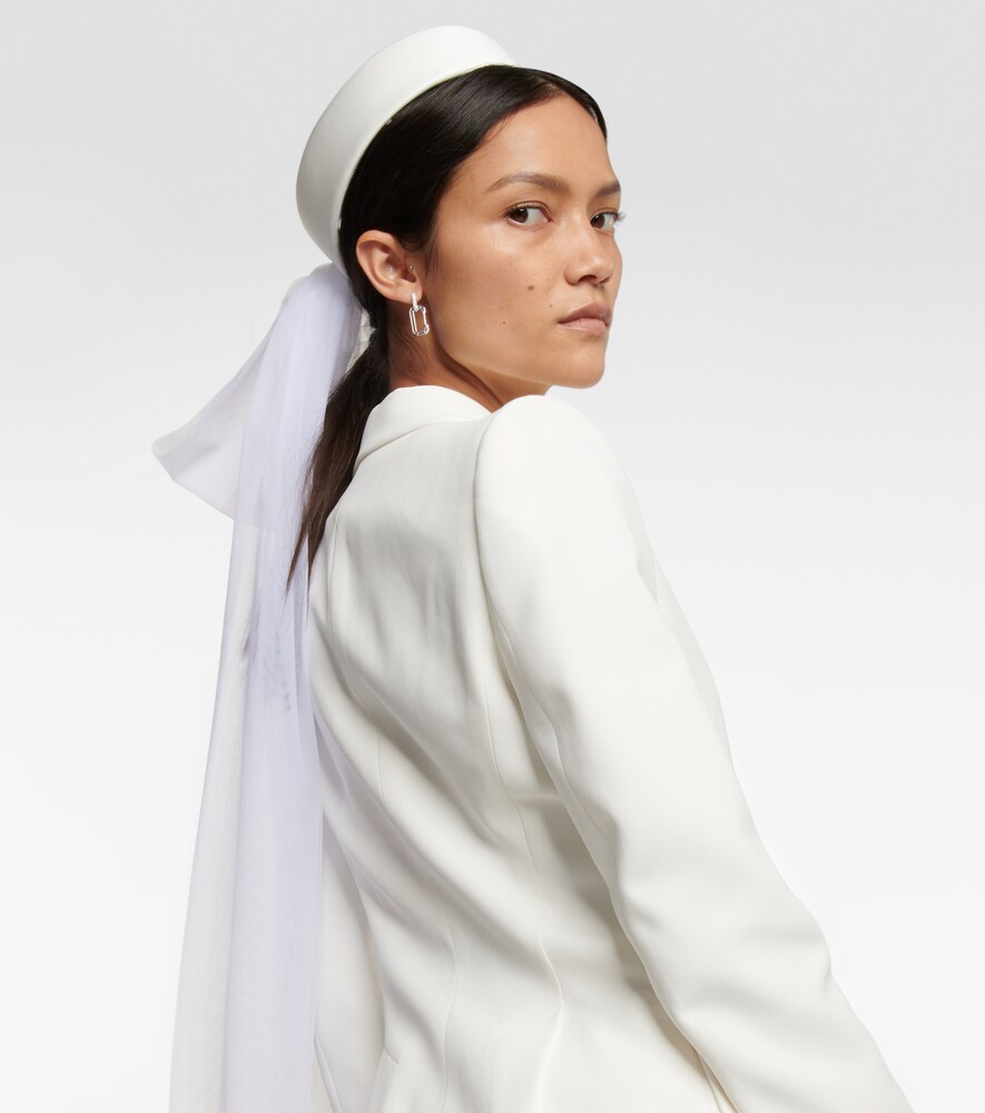 Maison Michel Bridal Jackie taffeta and tulle hat | Smart Closet