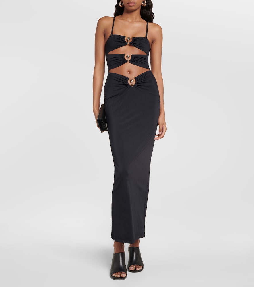  Christopher Esber Christopher Esber Vestido Largo Pierced Orbit 