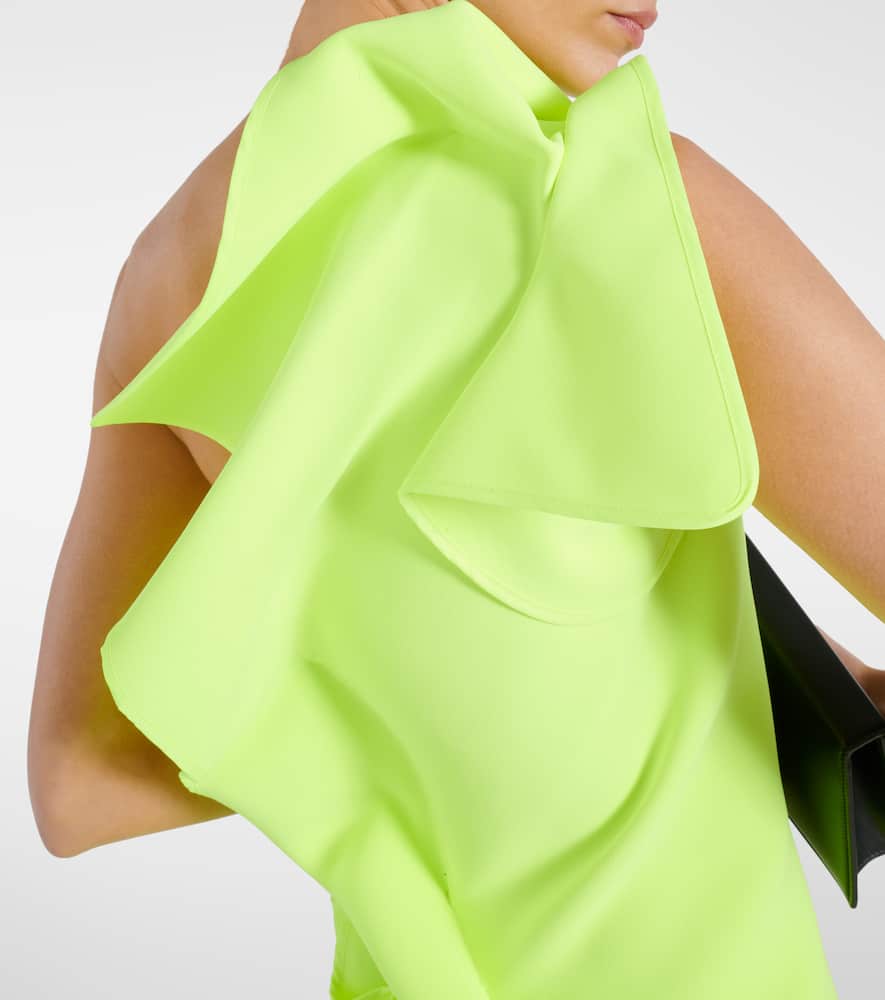Maticevski Instrumental One-shoulder Gown In White
