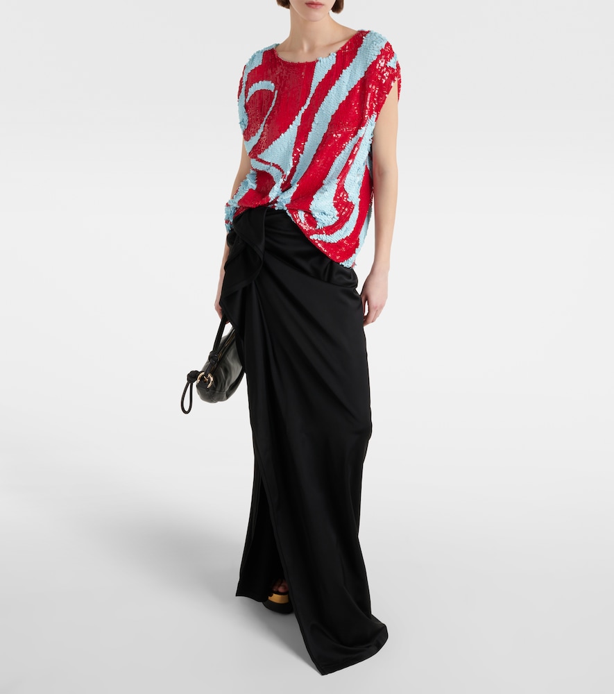  Dries Van Noten Dries Van Noten Sequined Top 