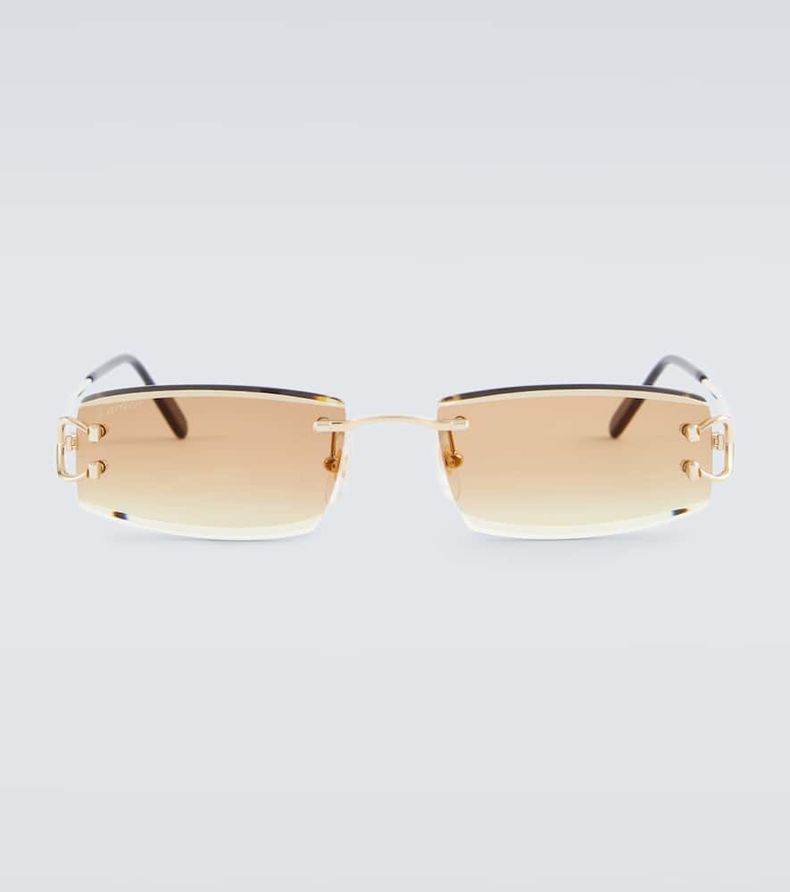 Signature C de Cartier rectangular sunglasses