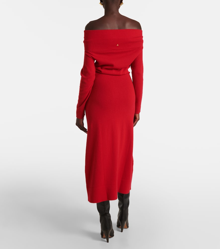  Altuzarra Altuzarra Off-shoulder-robe Lunaire Aus Kaschmir 