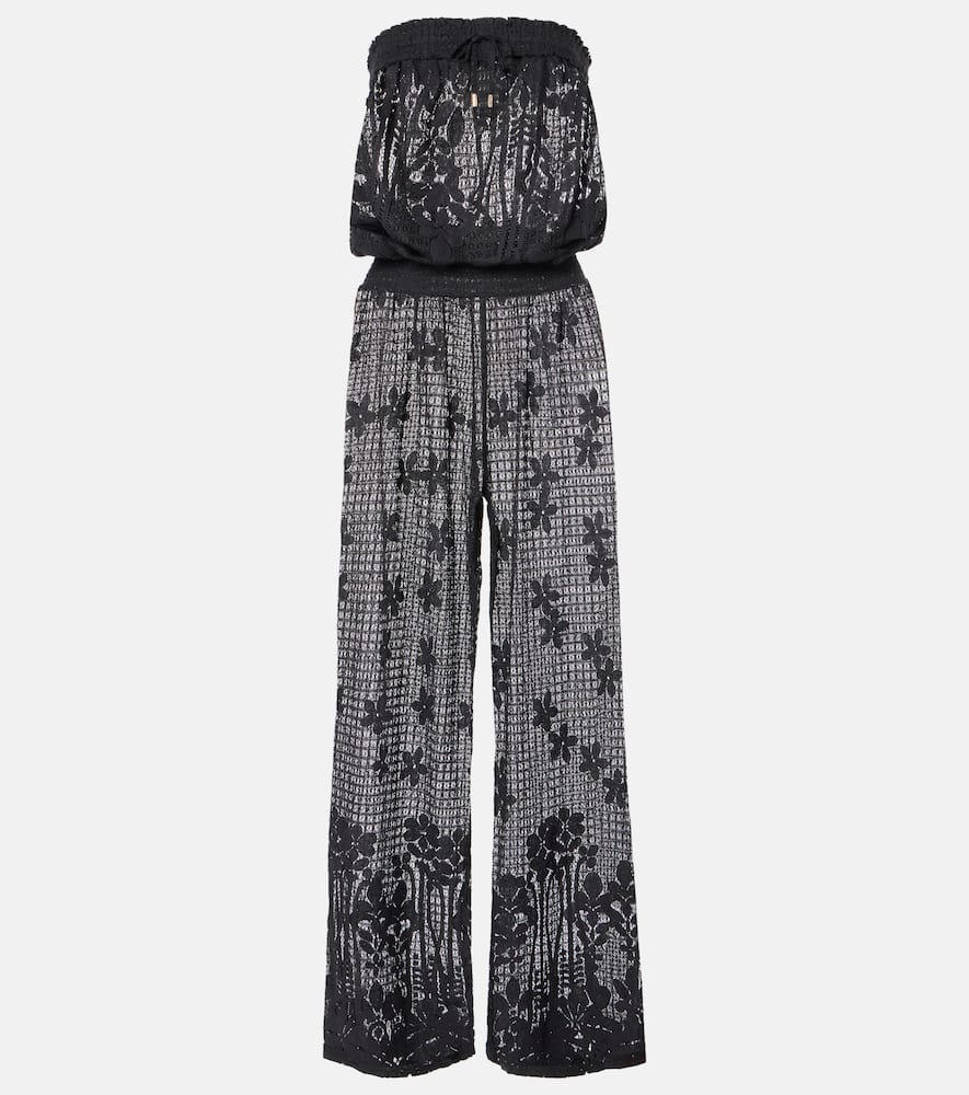 Melissa Odabash Viv cotton-blend jumpsuit