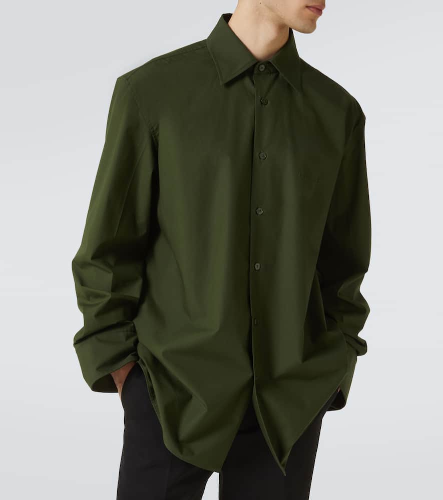Gucci Logo cotton poplin shirt