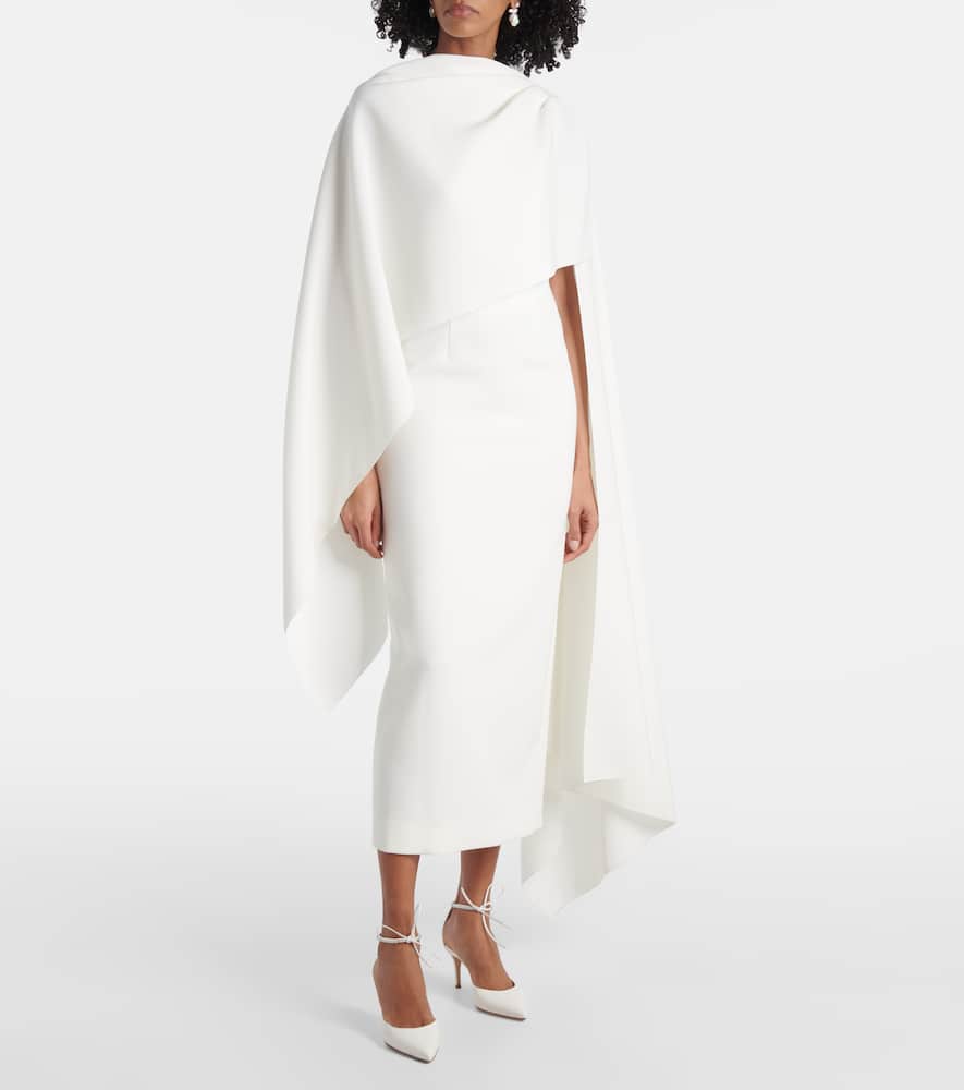 Gianvito Rossi 70 Leather Slingback Pumps In Weiss