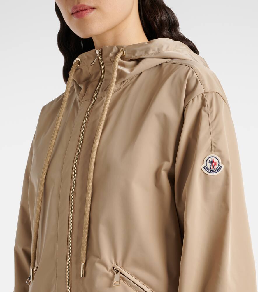 Moncler Beige Cassiopea Hooded Jacket In Beige