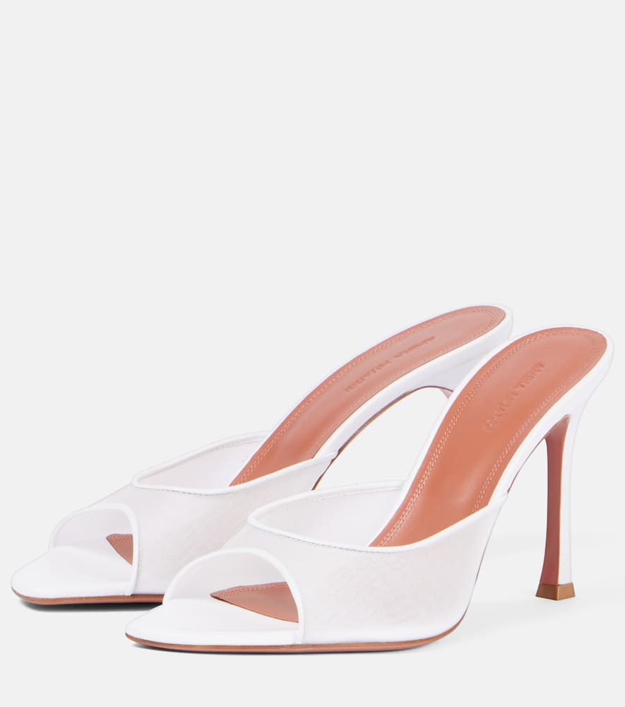 AMINA MUADDI BRIDAL ALEXA 95 MESH MULES 
