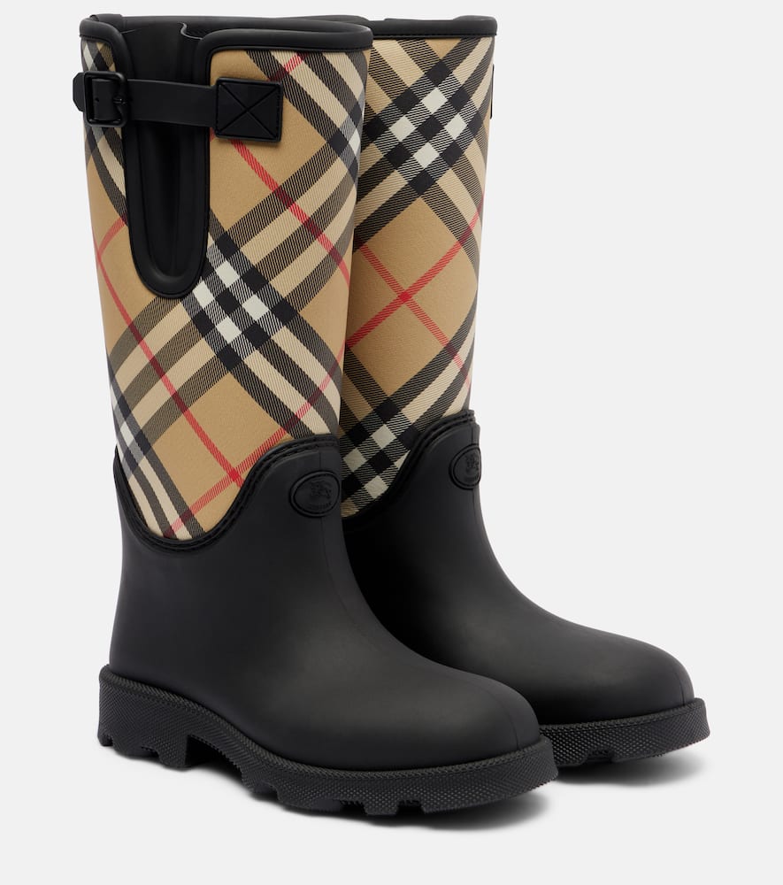 Marsh Burberry Check rain boots
