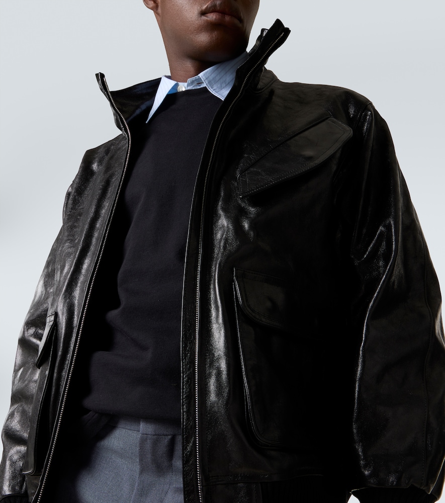  Auralee Auralee Blouson Aus Leder 