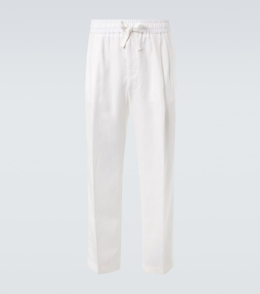 Dolce & Gabbana Linen straight pants