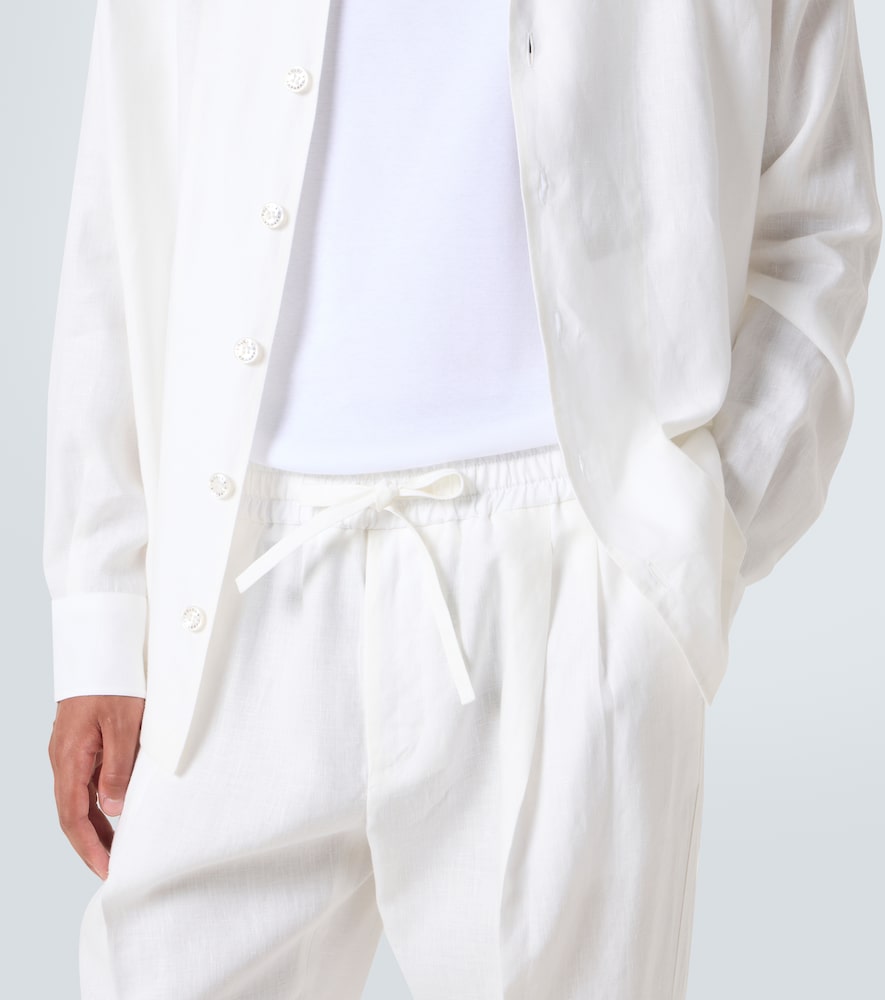  Dolce&gabbana Dolce&gabbana Pantalon Droit En Lin 