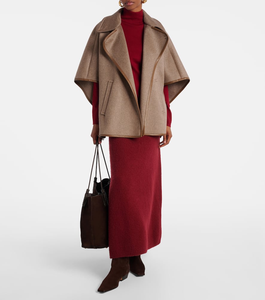 Max Mara Meana Cashmere Turtleneck Sweater In Red
