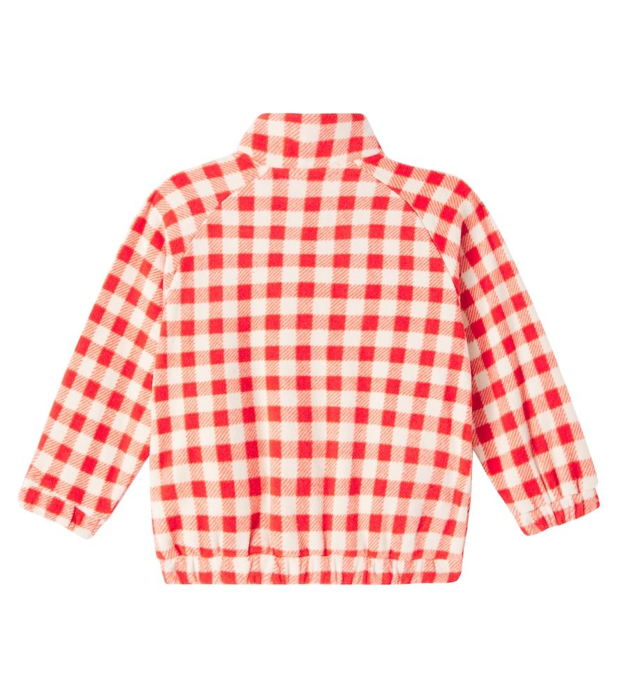  Mini Rodini Mini Rodini Gingham Fleece Jacket 