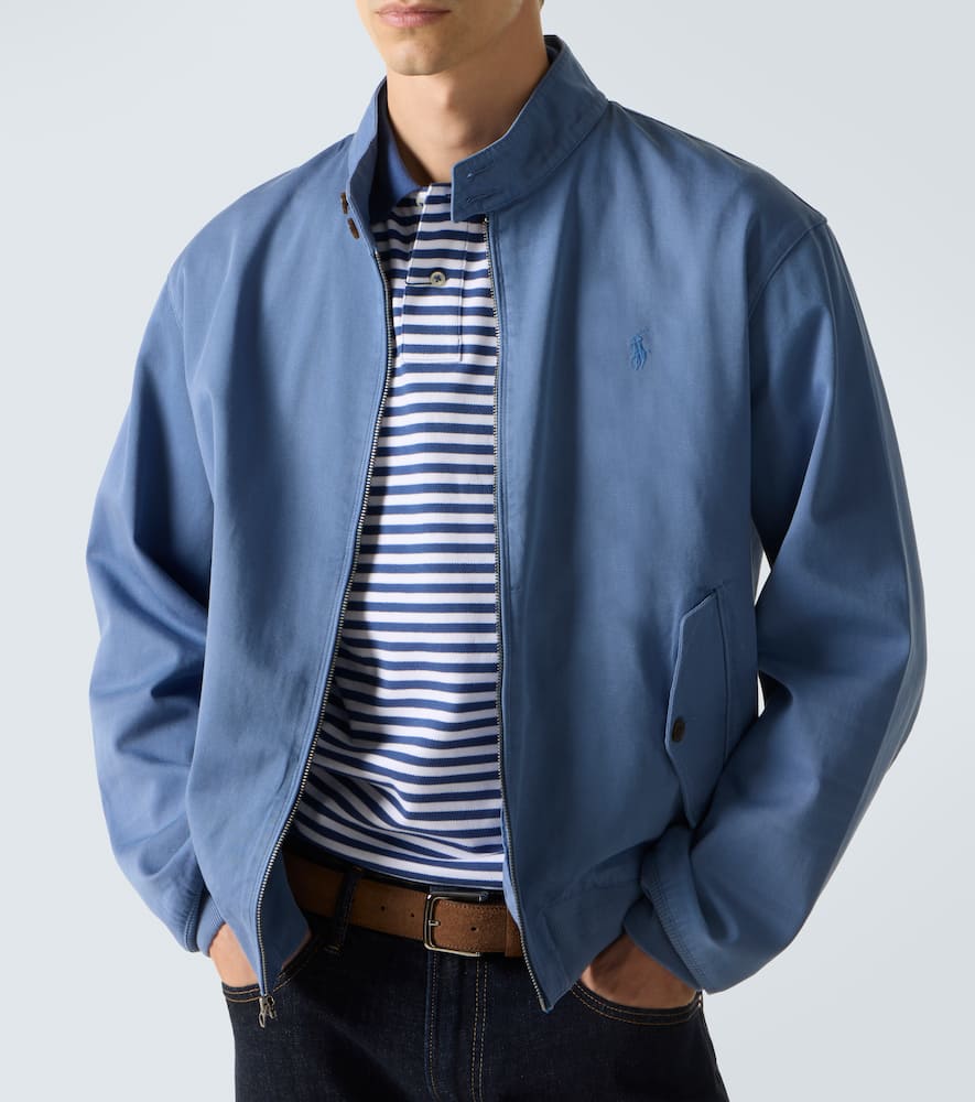 Polo Ralph Lauren Bedford Cotton Chino Jacket In Blue