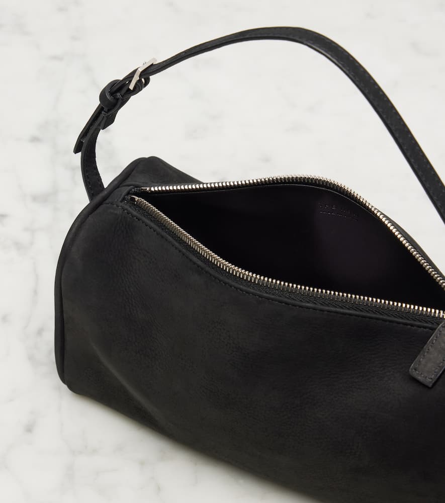 The Row '90s Leather Shoulder Bag In Black