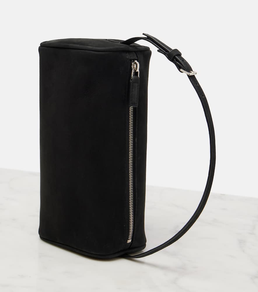 The Row '90s Leather Shoulder Bag In Black