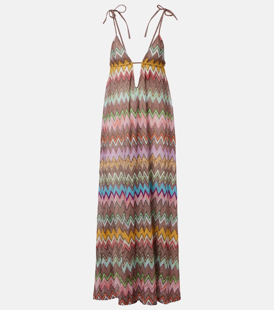 Abito da mare in lamÃ© a zig zag