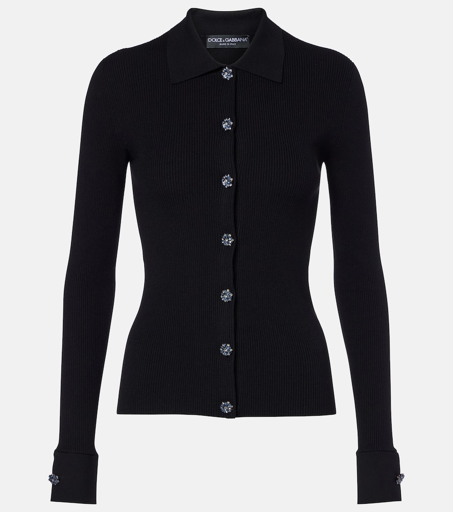 Dolce & Gabbana Ribbed-knit cardigan