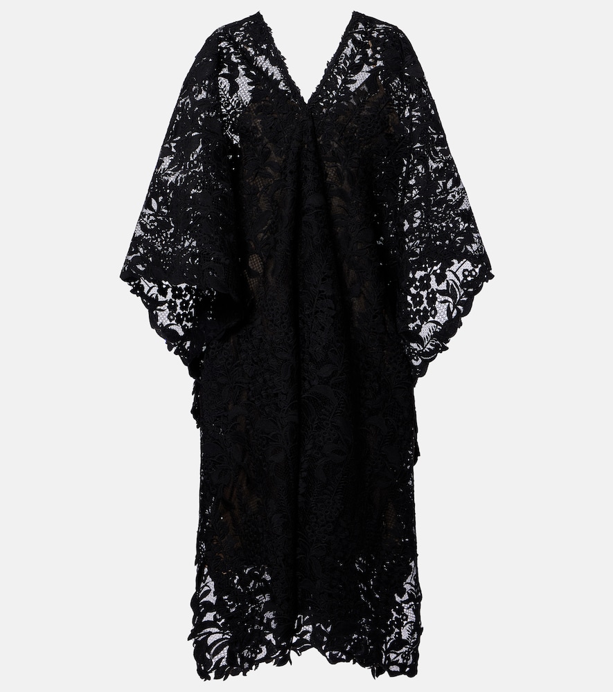 Oscar de la Renta Guipure lace kaftan