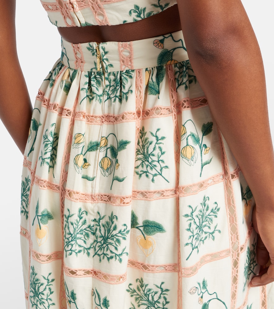 Tangelo Floral Cotton Maxi