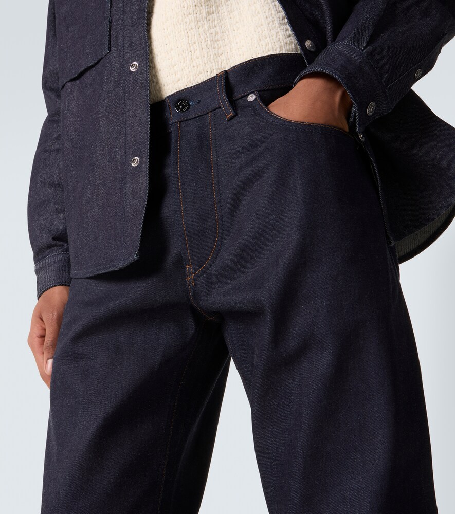  Stone Island Stone Island Mid-rise Straight Jeans 