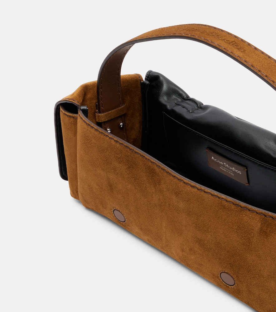  Acne Studios Acne Studios Schultertasche Aus Veloursleder 