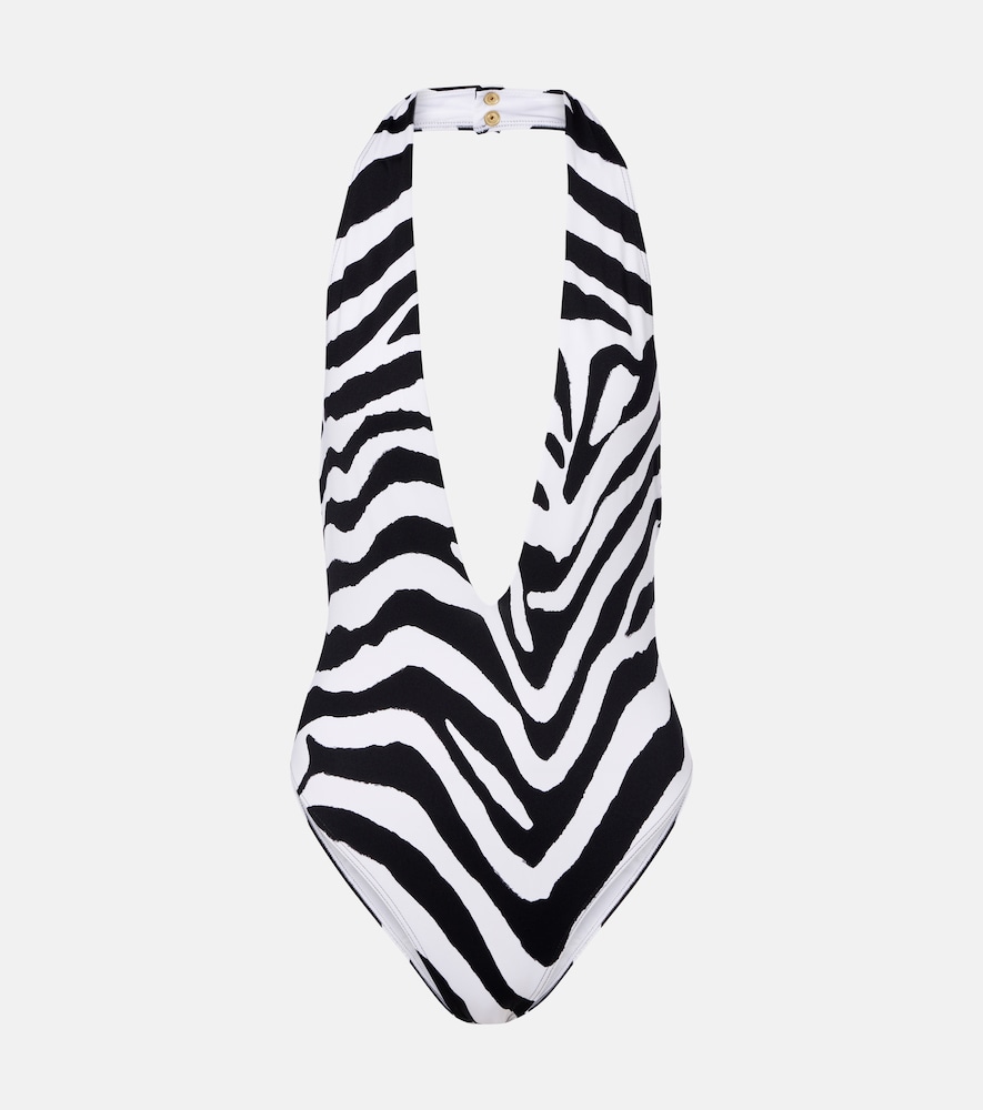 Balmain Zebra-print swimsuit