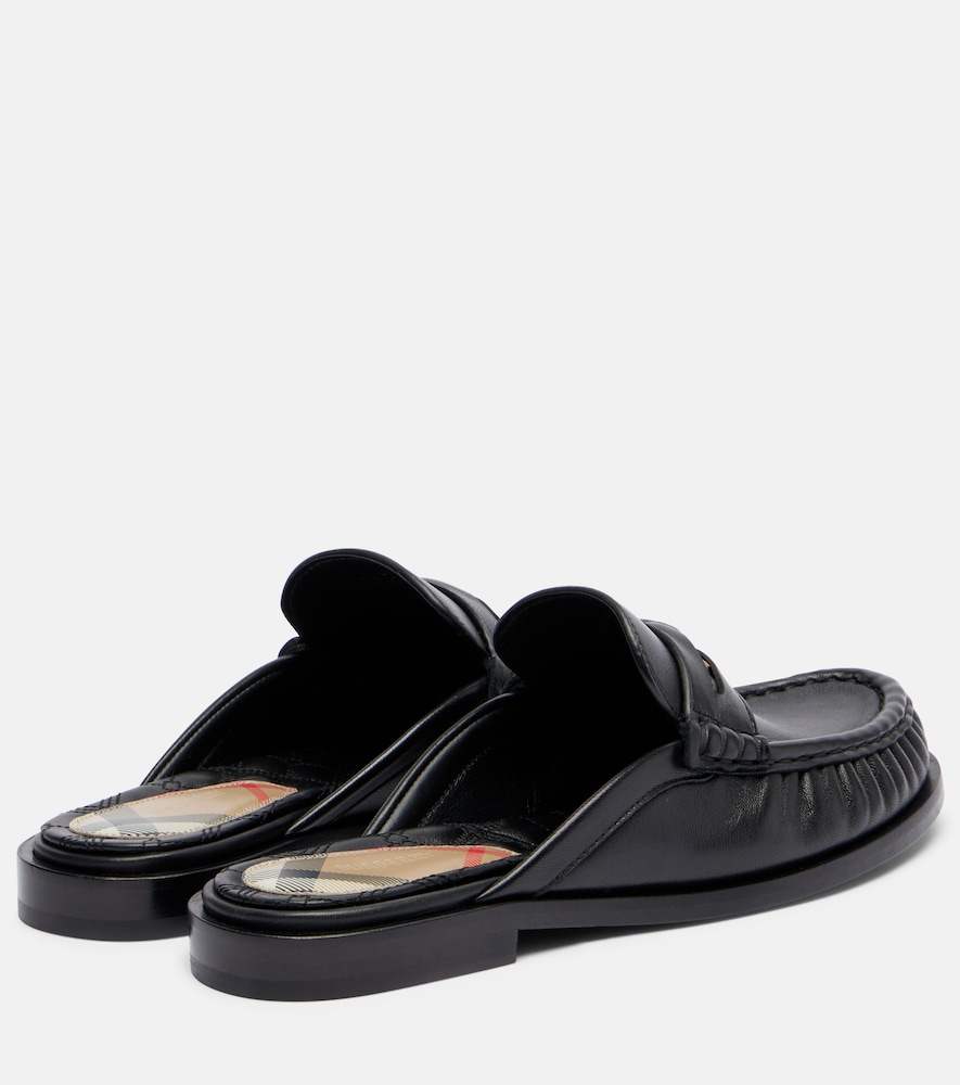  Burberry Burberry Leather Mules 
