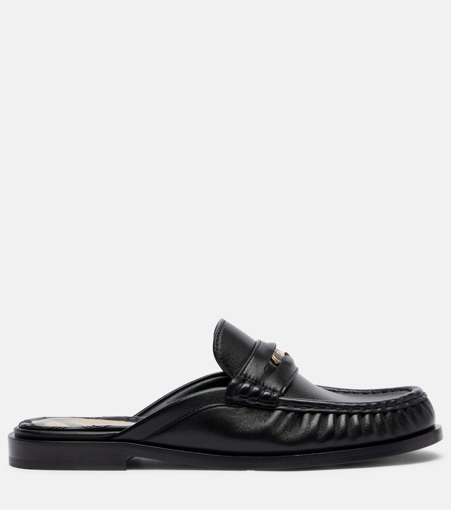 Burberry Burberry Leather Mules 