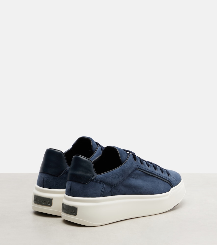  Max Mara Max Mara Suede Platform Sneakers 