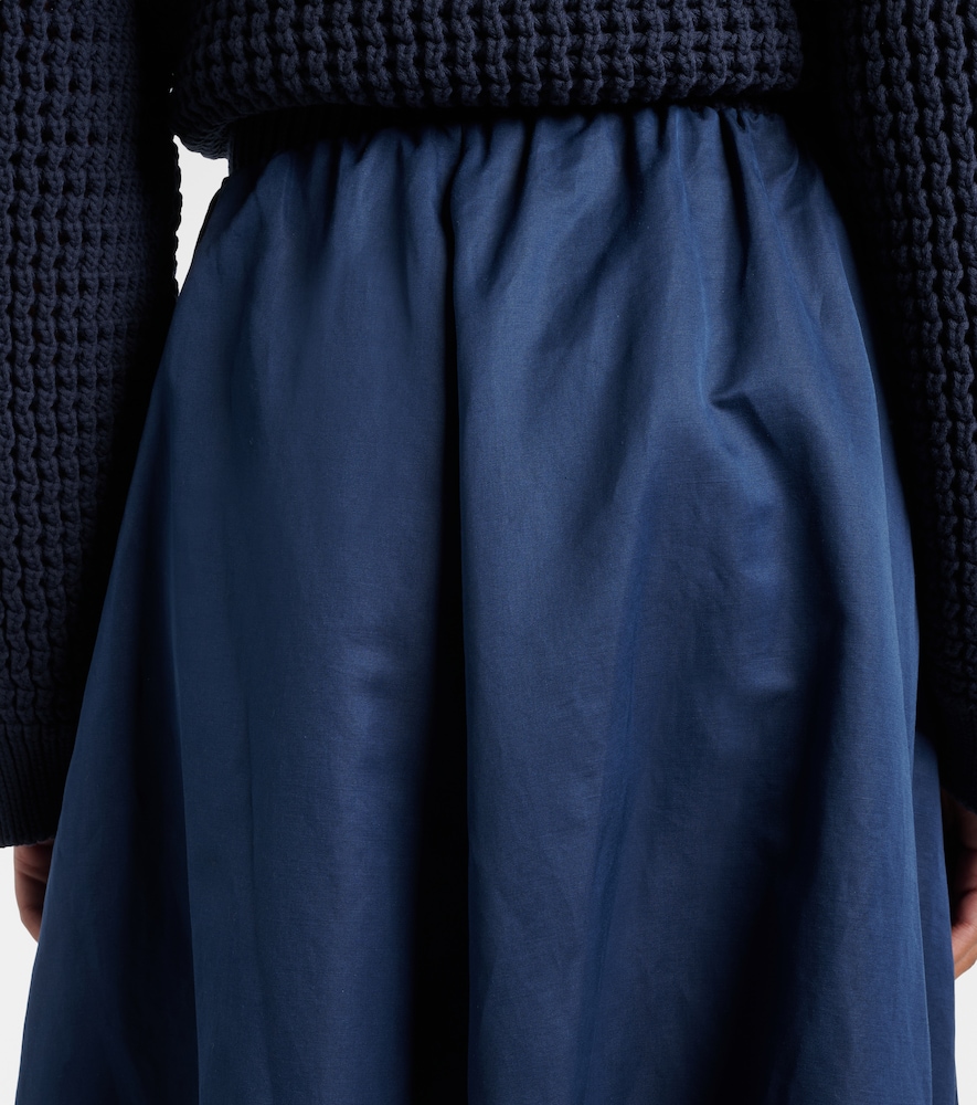  Brunello Cucinelli Brunello Cucinelli Cotton-blend Midi Skirt 