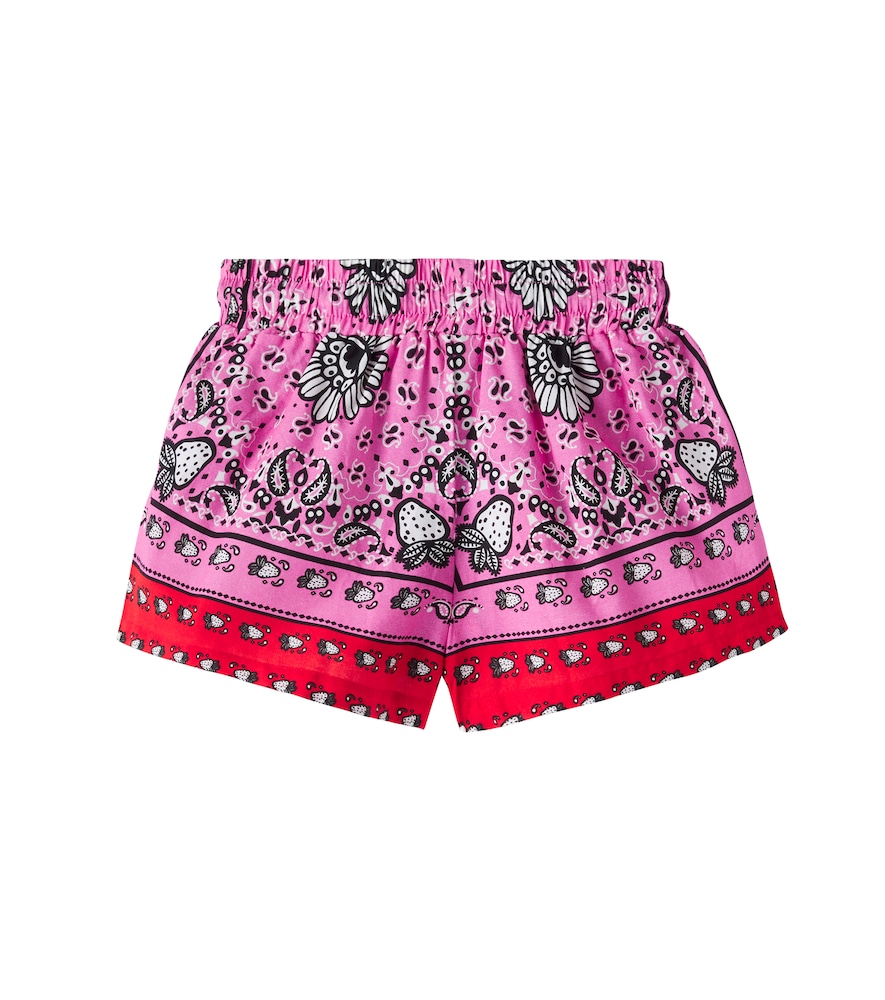  Fabula Fábula Bedruckte Shorts Morango bandana Aus Baumwolle 
