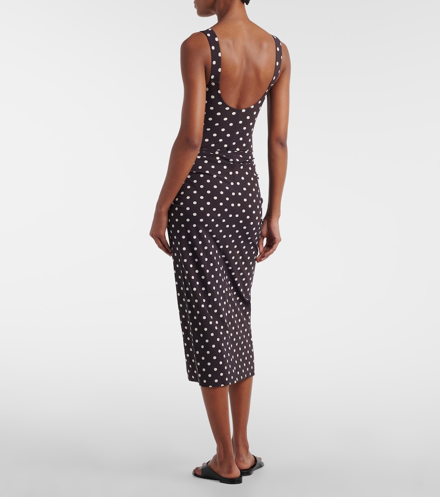  Karla Colletto Karla Colletto Polka-dot Beach Cover-up 