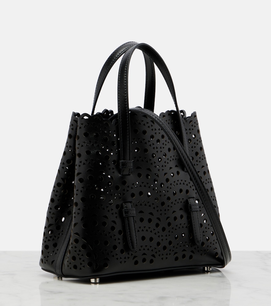 Alaïa Mina 20 Vienne Leather Top-Handle Bag