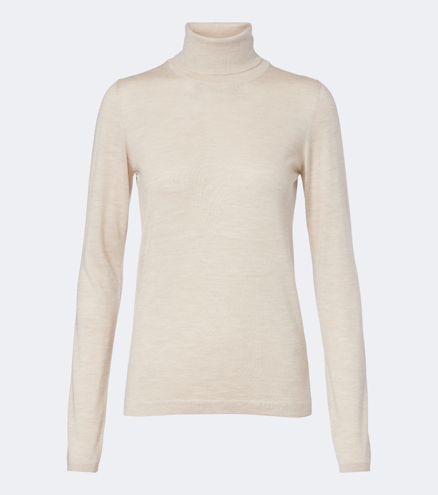 Cashmere And Silk Turtleneck Sweater